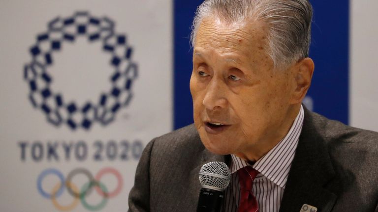 Yoshiro Mori, president of the Tokyo 2020 Olympic Games Organising Committee, has taken a dim view on calls to cancel the event