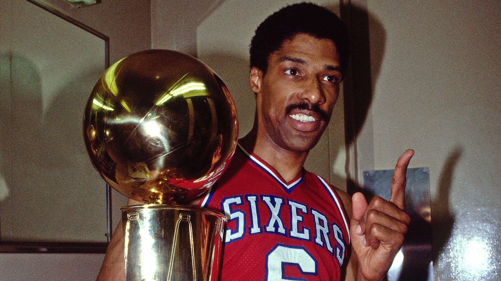 Most iconic NBA numbers 34 Bill Russell and Julius Erving NBA