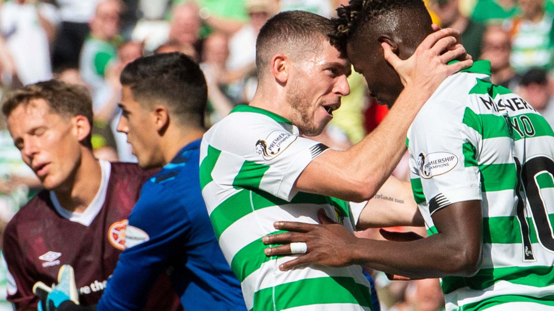 Celtic champions, Hearts down as Premiership season ends