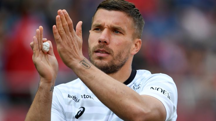 Lukas Podolski spoke exclusively to Sky Sports News