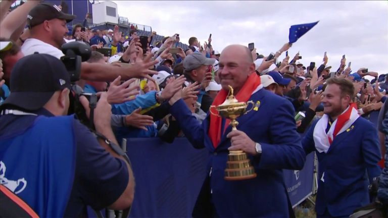 Thomas Bjorn and Lee Westwood discuss the possibility of a fan-free Ryder Cup and explain why it's too early to make a decision on it