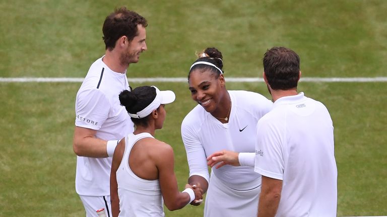 Andy Murray and Serena Williams