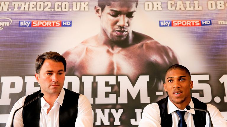 Anthony Joshua, Eddie Hearn