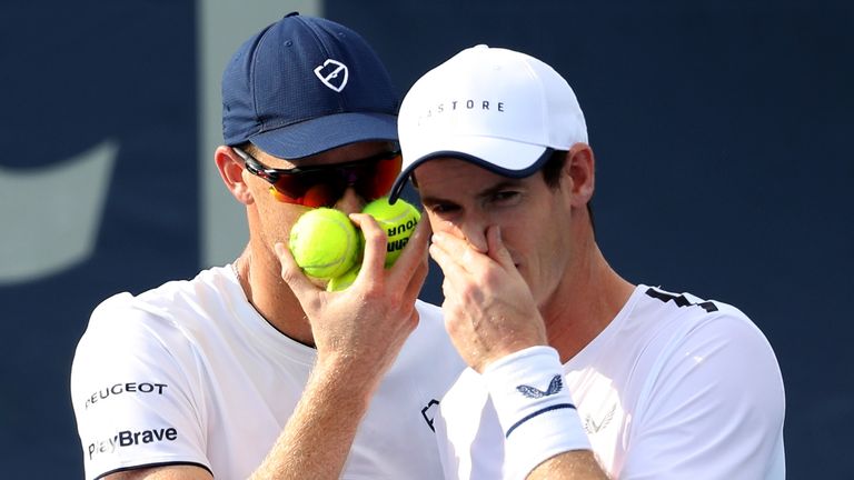 Jamie Murray and Andy Murray will be on court together again in the summer