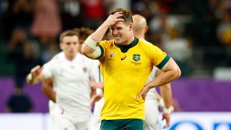 Australia lost 40-16 to England in the Rugby World Cup quarter-finals