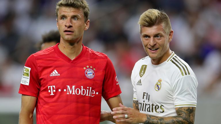 Bayern played Real Madrid in the preseason International Champions Cup last year