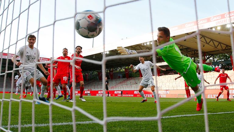 Benjamin Pavard's header from Joshua Kimmich's corner finds the bottom corner