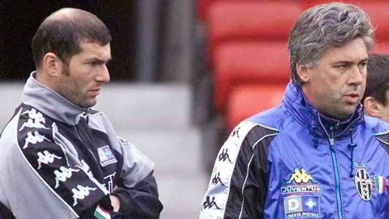 Carlo Ancelotti Zinedine Zidane