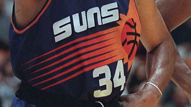Charles Barkley's iconic No 34 Phoenix Suns jersey