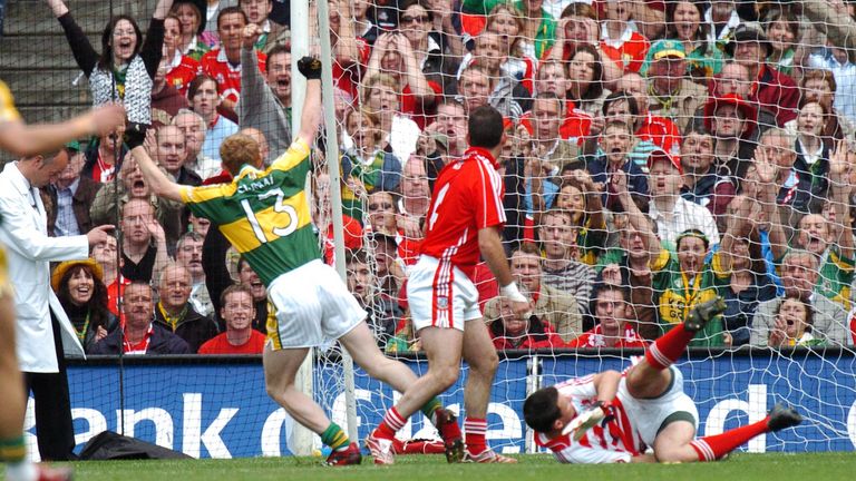 Cooper celebrates his goal