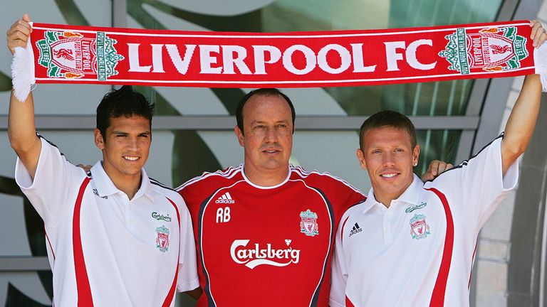 craig Bellamy and Rafa Benitez