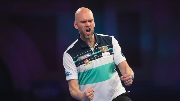 Daniel Larsson is flying the flag for Sweden in the PDC Home Tour