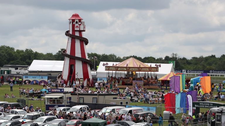 The Epsom Derby is usually a festival day for racing fans