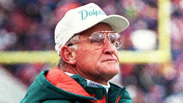 Don Shula passed away at the age of 90 on Monday. 