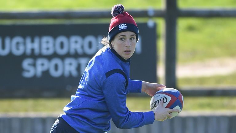 England and Loughborough Lightning centre Emily Scarratt 