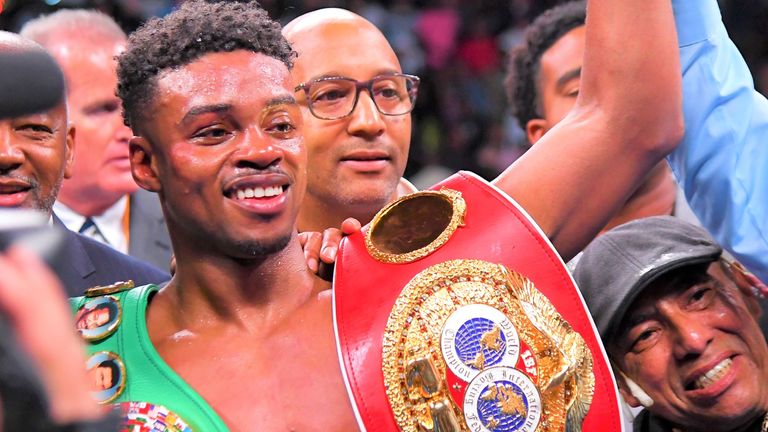 Errol Spence Jr holds the IBF and WBC belts