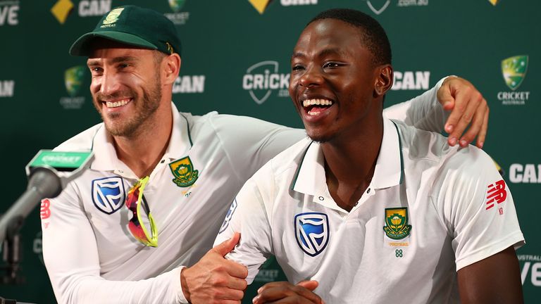 Faf du Plessis and Kaghiso Rabada