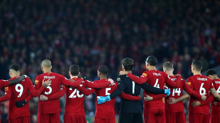 Liverpool lead the Premier League by 25 points