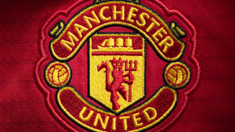 The Manchester United club crest