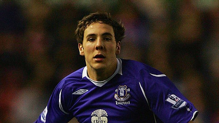 Gosling on his Premier League debut for Everton in 2008