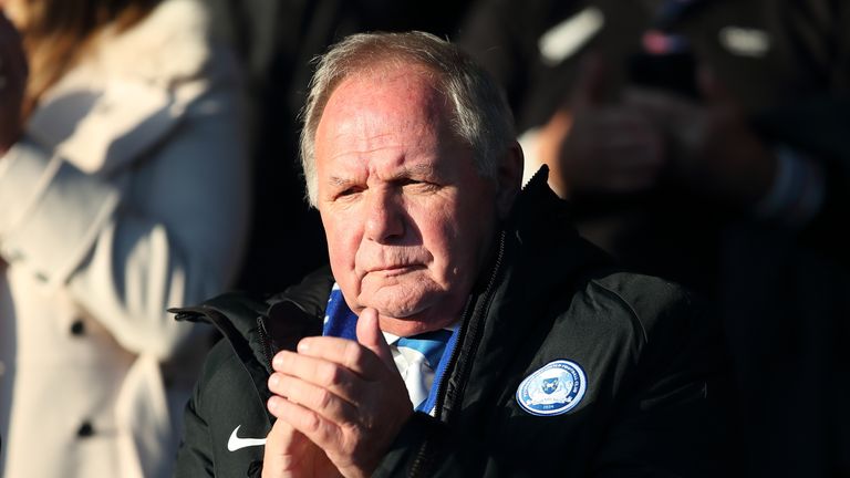 PETERBOROUGH, ENGLAND - NOVEMBER 17: Peterborough United director of football Barry Fry during the Sky Bet League One match between Peterborough United and Bradford City at ABAX Stadium on November 17, 2018 in Peterborough, United Kingdom. (Photo by James Williamson - AMA/Getty Images)