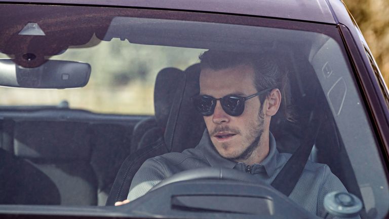 Gareth Bale reports to Real Madrid&#39;s training ground for medical tests ahead of the resumption of training. 