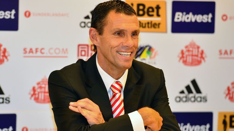 Soccer - Barclays Premier League - Sunderland Photo Call - Gus Poyet Unveiling - Stadium of Light
Sunderland's new manager Gus Poyet during a press conference at the Stadium of Light, Sunderland.