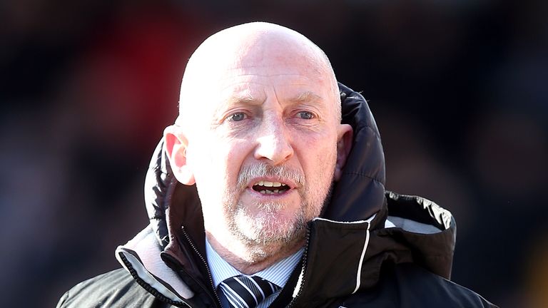 GRIMSBY MANAGER IAN HOLLOWAY