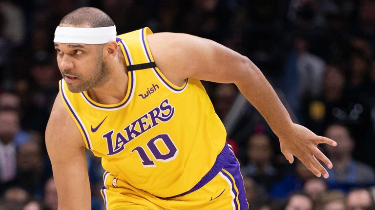 Jared Dudley in action for the Lakers