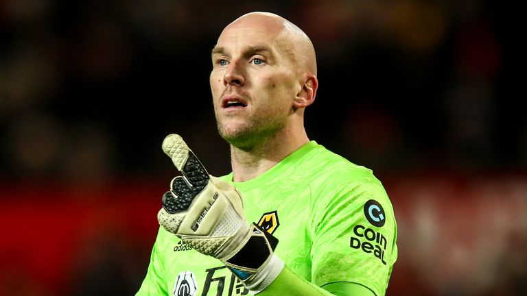 John Ruddy in action for Wolves