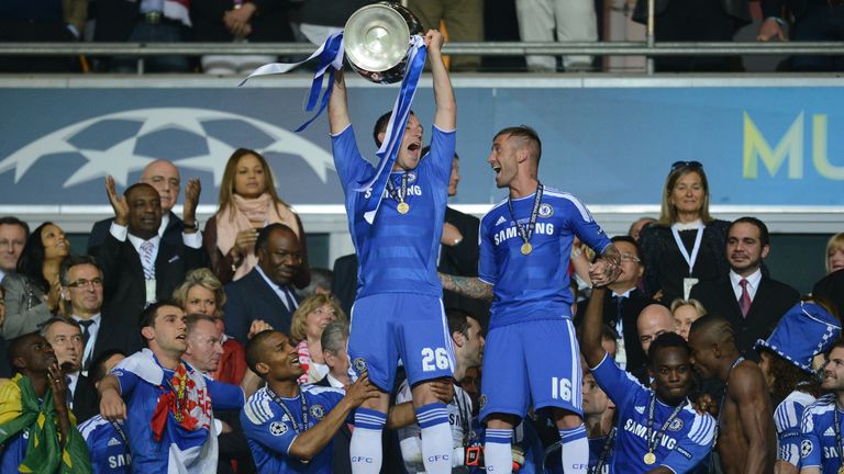 John Terry celebrating in his full kit