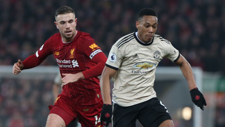 Jordan Henderson and Anthony Martial