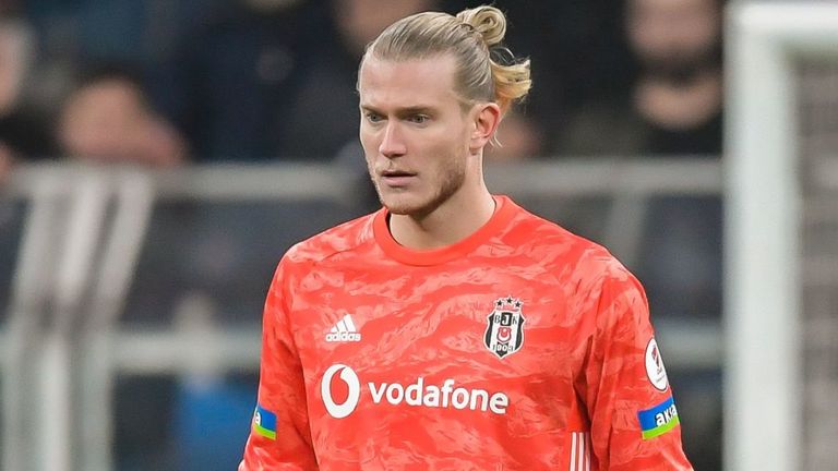 goalkeeper Loris Karius of Besiktas JK during the Ziraat Turkiye Kupasi (Turkish Cup) match between Besiktas AS and BB Erzurumspor at the Vodafone Park on January 22, 2020 in Istanbul, Turkey(Photo by ANP Sport via Getty Images)