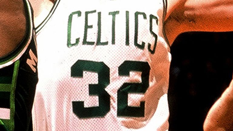 Kevin McHale's iconic No 32 Boston Celtics jersey