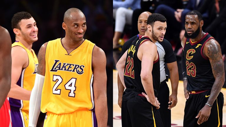 Larry Nance Jr. played with both Kobe Bryant and LeBron James