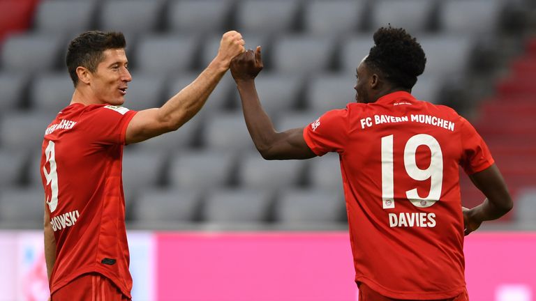 Robert Lewandowski added Bayern's third
