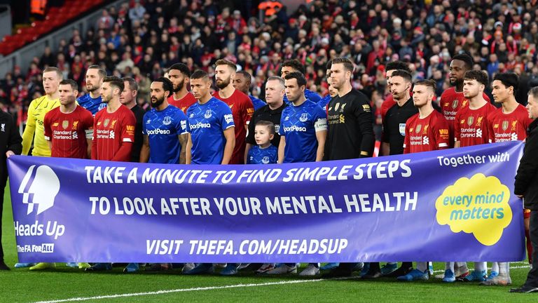 A series of campaigns prior to the coronavirus pandemic have encouraged players to open up more about mental health issues