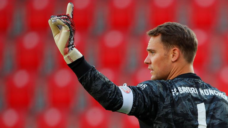 Manuel Neuer returned to action with Bayern Munich on the weekend