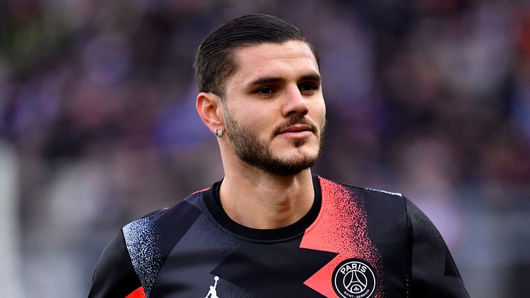 Mauro Icardi joined PSG on loan last summer