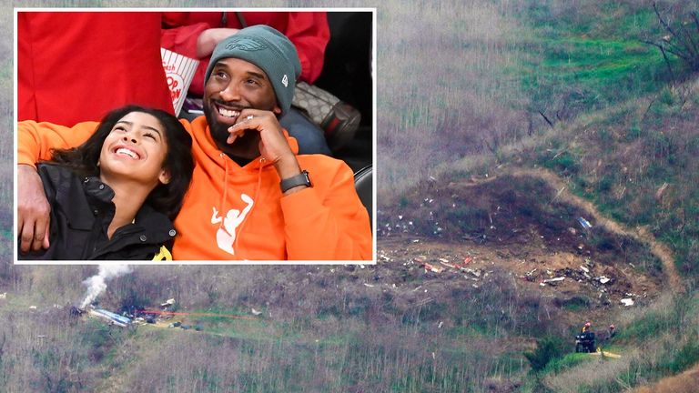 Remains of Kobe Bryant and daughter are released by coroner to family a  week after helicopter crash