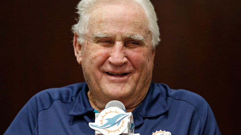 Don Shula, former head coach of the Miami Dolphins