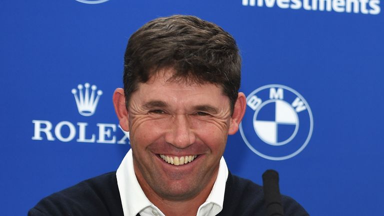 Ryder Cup captain Padraig Harrington accidentally revealed one of his vice-captains live on The Golf Show! 