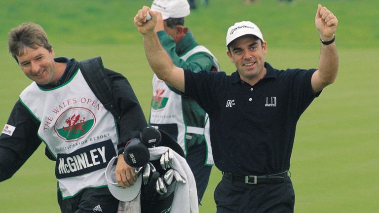 Paul McGinley won the Wales Open at Celtic Manor in 2001