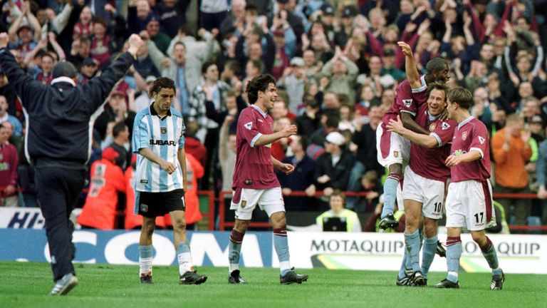 Paul Merson celebrates his late winner against Coventry in 2001