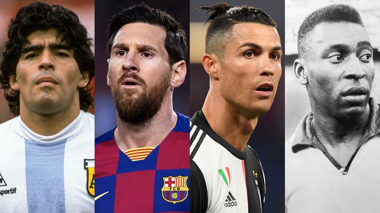 Messi? Cristiano Ronaldo? Pele? Maradona? Who are the greatest players ever? | Football News | Sky Sports