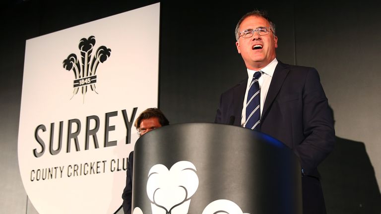 LONDON, ENGLAND - SEPTEMBER 26:  during the Surrey County Cricket Club Annual End of Season Awards at The Kia Oval on September 26, 2019 in London, England. (Photo by Jordan Mansfield/Getty Images for Surrey CCC)