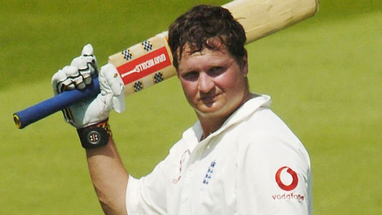 LONDON - JULY 23:  Robert Key of England walks off after his double century during the second day of the First npower Test Match between England and West Indies at Lords Cricket Ground on July 23, 2004 in London. (Photo by Matthew Lewis/Getty Images) *** Local Caption *** Robert Key