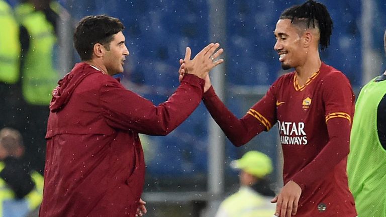 Chris Smalling has enjoyed something of a renaissance under Roma boss Paulo Fonseca