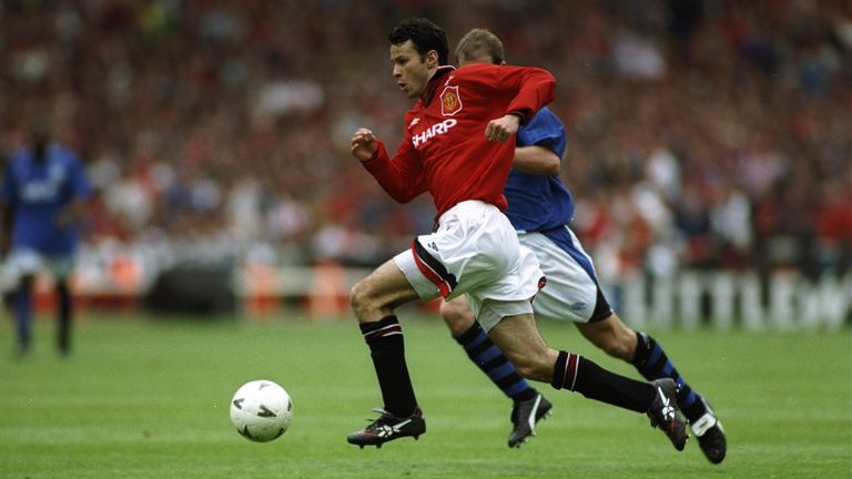 Ryan Giggs was a second-half substitute for the Premier League runners-up