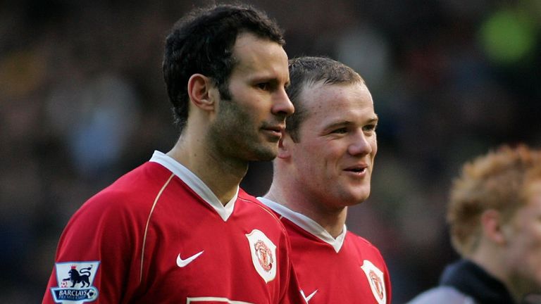 Rooney followed in the footsteps of Ryan Giggs as a Premier League wonderkid